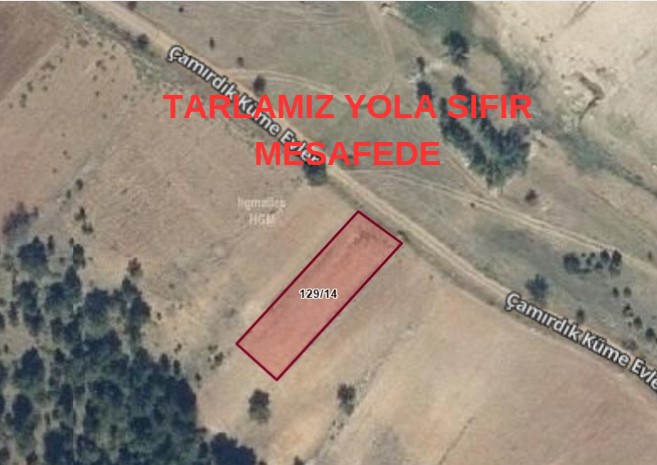 KÜTAHYA ASLANAPA ÇAMIRDIK KÖYÜNDE  730 M² TARLA SATILIKTIR. - KÜTAHYA ASLANAPA fotoğraf 6